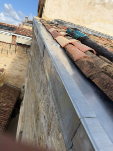 Photo de galerie - Couloir de rive / bandeau zinc 