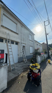 Photo de galerie - Carsher avant peinture façade 