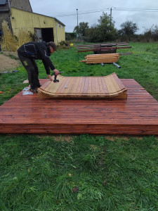 Photo de galerie - Montage saunas
