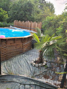 Photo de galerie - Création dalle, terrassement montage piscine 