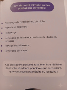 Photo de galerie - Explication credit d’impot  
2