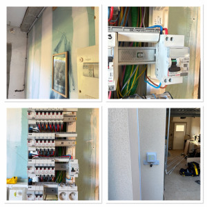Photo de galerie - Installation d’une prise renforcée Legrand, modèle Green up
