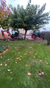 Photo de galerie - Terrassement pour un parking de voitures 