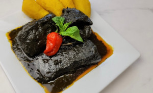 Photo de galerie - Du bongo tchiobi avec plantain à vapeur 