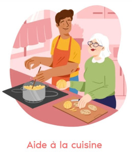 Photo de galerie - La préparation des repas, suivant vos capacités, on peux me faire ensemble et je peux vous aider pour manger si besoin ou juste vous tenir compagnie durant ce temps afin d'en faire un moment convivial et d'échanges 