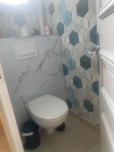 Photo de galerie - Remplacement wc normal par suspendu 