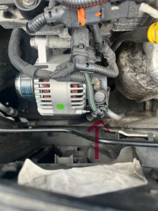 Photo de galerie - TRAVAIL RÉALISÉ EN REMPLACEMENT DE L'ALTERNATEUR