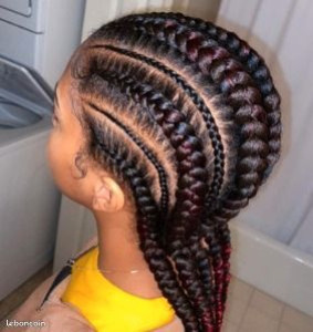 Photo de galerie - Tresses sur cheveux Afro et caucasien 
