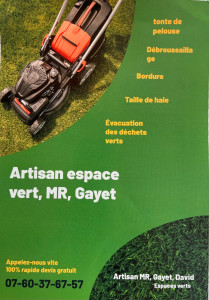 Photo de galerie - Jeune artisan espaces mr Gayet 