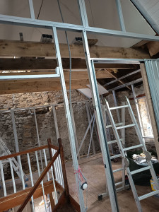 Photo de galerie - Pose de placo 