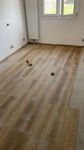 Photo de galerie - Pose de parquet