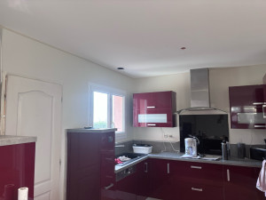 Photo de galerie - Chantier Josse / plafond et mur 60 mètres carré / 3 coloris 