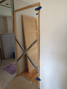 Photo de galerie - Pose d'un bloc porte