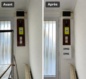 Photo de galerie - Remise au normes du tableau électrique + le redescend à hauteur 