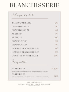 Photo de galerie - Lingerie - Repassage