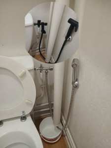 Photo de galerie - Changement de la douchette wc