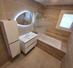 Photo de galerie - Rénovation complète d'une salle de bain