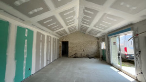 Photo de galerie - Doublage, plafond et joints