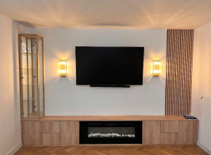 Photo de galerie - Montage écran télévision et meubles en kit