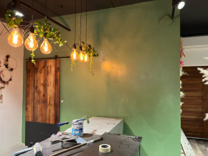 Photo de galerie - Mur peint chez JULALIE à frontenex 