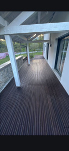 Photo de galerie - Lasure terrasse extérieure 
