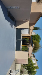 Photo de galerie - Reprise sol 
peinture portail, murs , sol 