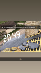 Photo de galerie - Toiture ardoise 32x22 