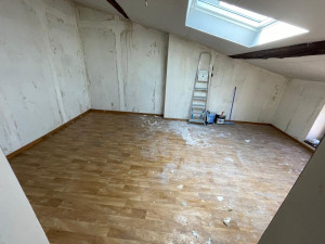 Photo de galerie - Enlèvement d'un sol type lino collé 