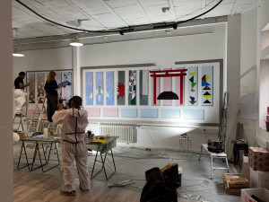 Photo de galerie - Peinture - Tapisserie