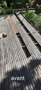 Photo de galerie - Rénovation  terrasse 