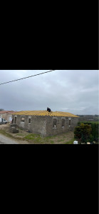 Photo de galerie - Pose d’une charpente fermette 