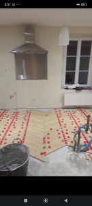 Photo de galerie - Poser de carrelage 