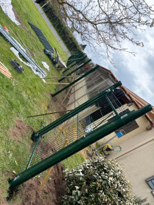 Photo de galerie - Pose de grillage