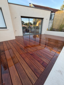 Photo de galerie - Terasse bois exotique 
