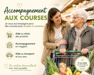 Photo de galerie - Livraison de courses ou accompagnement aux courses 