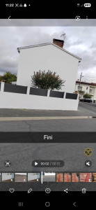 Photo de galerie - Ravalement de façade et murette 