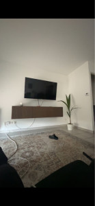 Photo de galerie - Meuble tv + fixation de support tv 