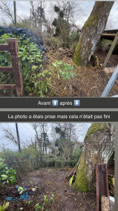 Photo de galerie - Voici un exemple d’un travail qui n’était encore fini quand la dernière photo a été prise