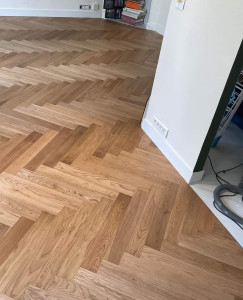 Photo de galerie - Pose de parquet massif 