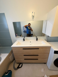 Photo de galerie - Montage meuble vasque