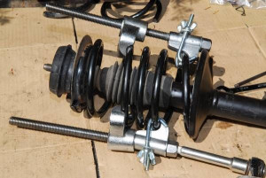 Photo de galerie - Remplacement ressort d'amortisseur pour cette Citroën C3 