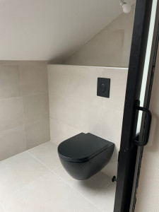 Photo de galerie - WC suspendus sous les combles 