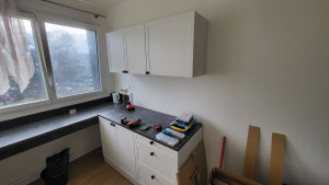 Photo de galerie - Montage meuble de cuisine et fixation 