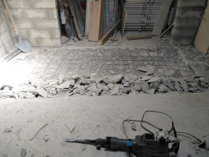 Photo de galerie - Demolition dalle beton