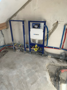 Photo de galerie - Pose wc souspendue