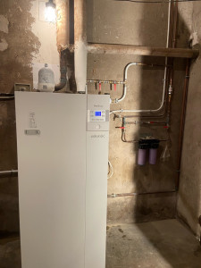 Photo de galerie - Remplacement avec chaudière sol double services Atlantic perfinox 24kw