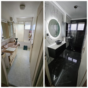 Photo de galerie - Salle de bain refaite en totalité ! de A à Z 