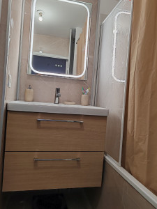 Photo de galerie - Pose miroir LED