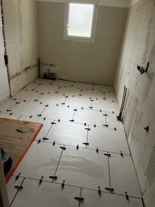 Photo de galerie - Carrelage sol sdb 