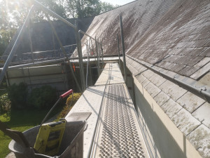 Photo de galerie - Changement de gouttière avant